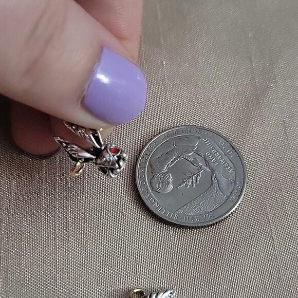 Evil gothic punk bunny rabbit with pierced earrings - Picture 5 of 5